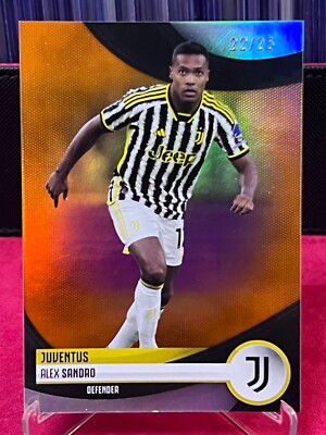 Juventus Team Set 2023-24 ALEX SANDAO 22/25 Orange Topps