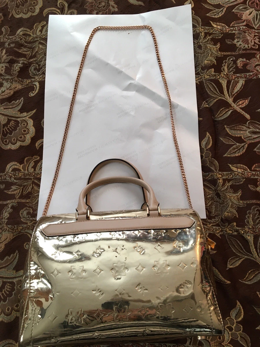 Michael Kors Hope 35T0GWXM8B Shoulder Bag Medium - Gold Color