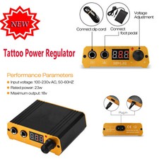 Regulator Electroplated Alloy LED Digital Display Transformer for Tattoo Power