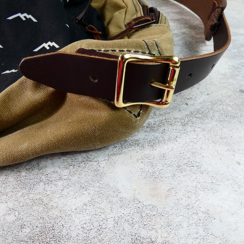 Zaino Duluth Trading marrone pelle tela cerata borsa outdoor rinforzata - Foto 4 di 19