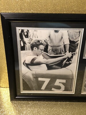 James  dean   額縁  フォットフレーム Framed JAMES DEAN Picture~Approx 12x25”Front Row