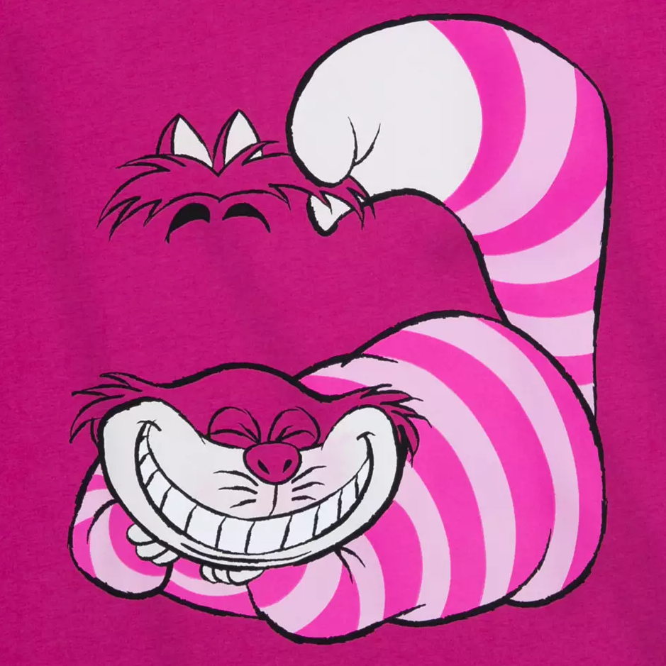 Cheshire Cat Fashion T-Shirt for Women Alice in Wonderland Size L