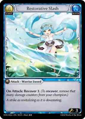Restorative Slash 185 Common Dawn of Ashes Alter Edition Restorative Slash 185 Common Dawn of Ashes Alter Edition