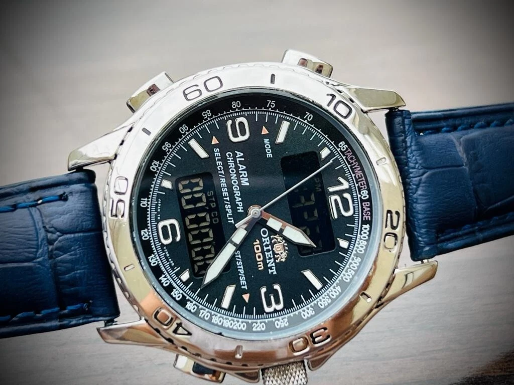 Orient alarm chronograph watch new arrivals