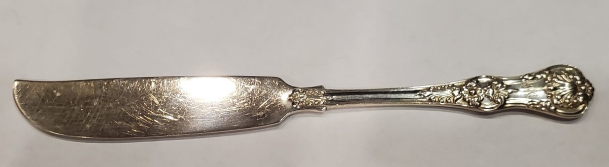 Tiffany English King Sterling Silver PATE CAVIAR BUTTER KNIFE? | eBay
