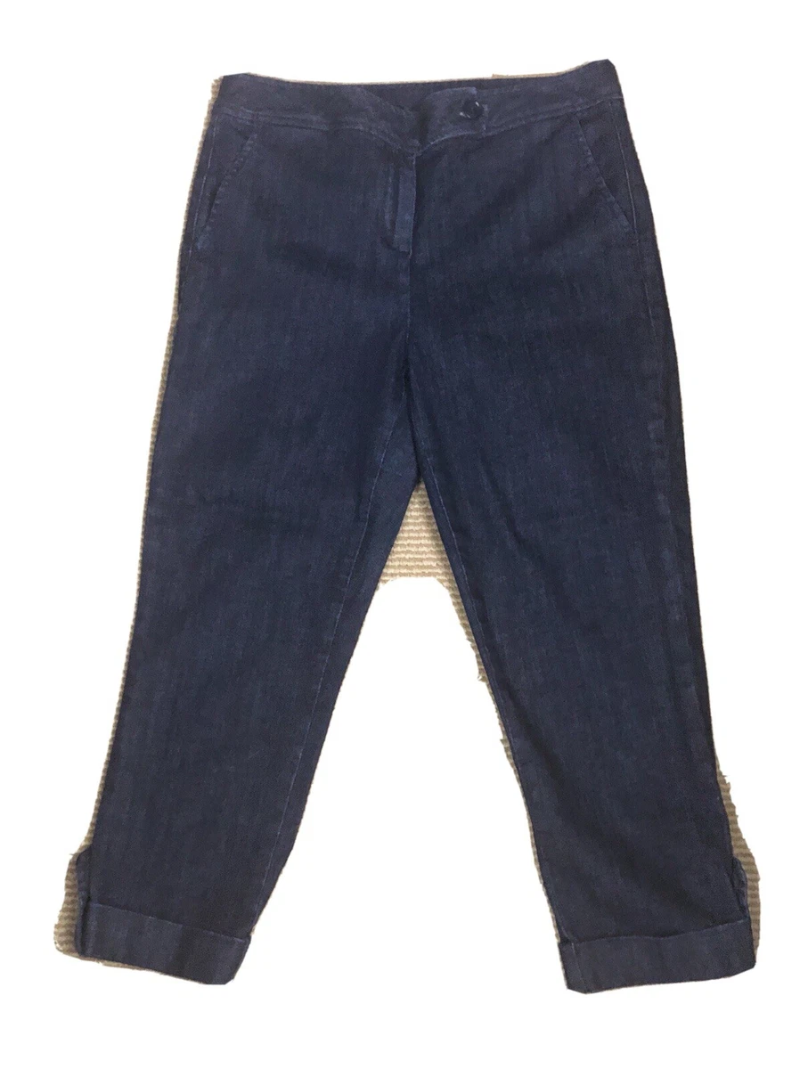 Talbots denim best sale capris