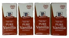 4 McCormick PURE Vanilla Extract- 4 FL OZ, Gluten Free, No Corn Syrup, EXP 03/29