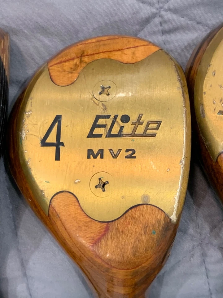 Driver Spalding Elite MV2 de colección, 3, 4 y 5 maderas de calle eje de acero rígido Foto 3 de 4