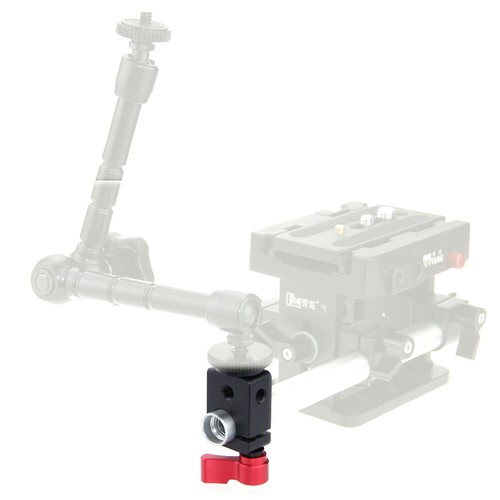 2x CAMVATE 15mm Rod Tube Clamp Mount w/ 1/4"-20 Thread fr Camera Shoulder Rig - Picture 3 of 7