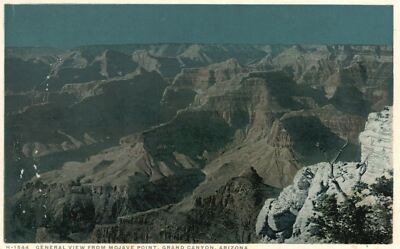 Mojave Point Grand Canyon Arizona AZ Vintage Postcard Areial View