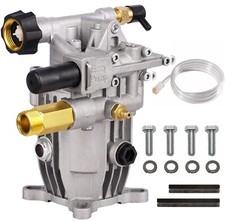 Pressure Washer Pump - Horizontal 3/4" Shaft - MAX 3000 PSI, 2.5 GPM, Oil Sealed