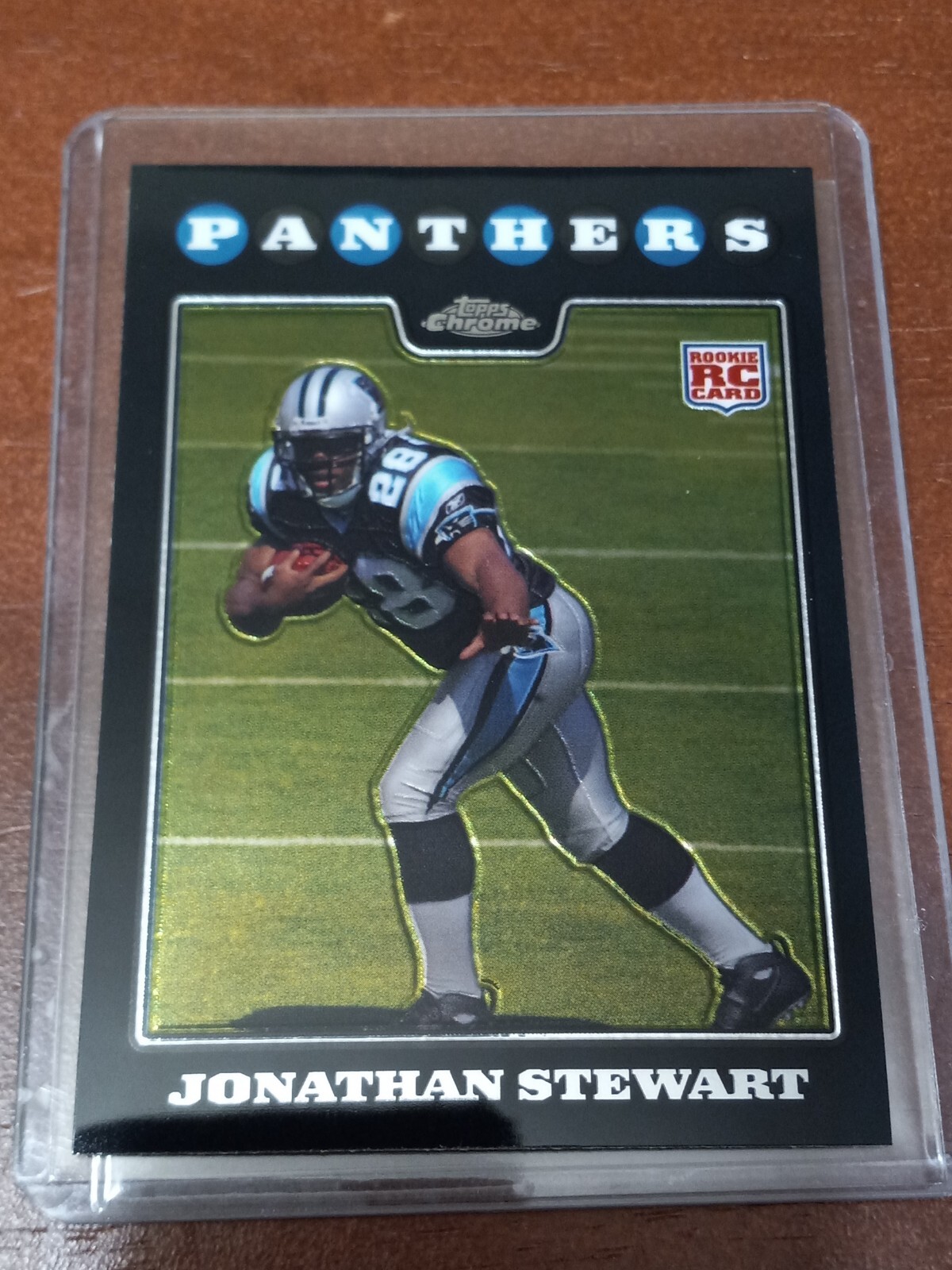 2008 Topps Chrome Jonathan Stewart #TC183 Rookie RC Panthers Oregon