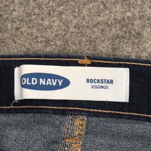 Old Navy Girls Sz 8 Rockstar Skinny Fit Jeans Stretch Adjustable - Picture 6 of 10