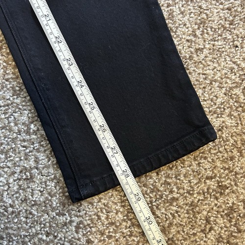 Hudson Jeans Black Riley Crop Straight Jeans Zipper Front Moto Size 26 NWT - Imagen 11 de 12