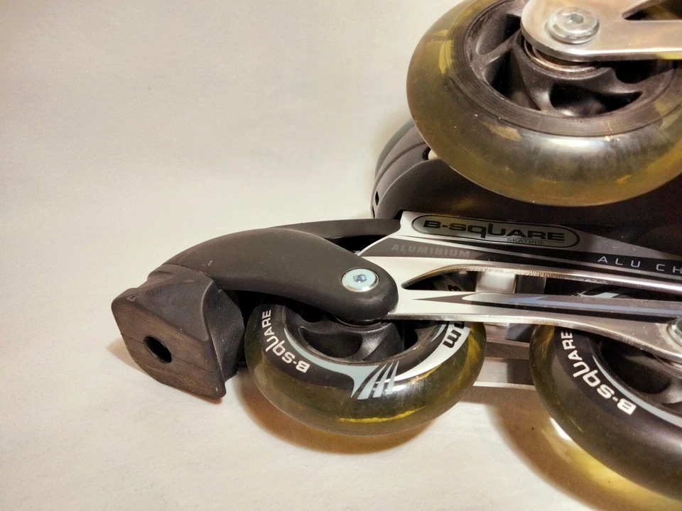 Bundle: fast NEUE 45er B-Square Rollersblades/Inlineskates + Protektoren - Bild 4 von 4