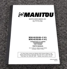 Manitou M30-4 M40-4 M50-4 M60-4 H/L Rough Terrain Forklift Parts Catalog 802832