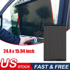 Retractable Car Auto Side Window Baby Sun Shade Shield Cover Roll Curtain Visor