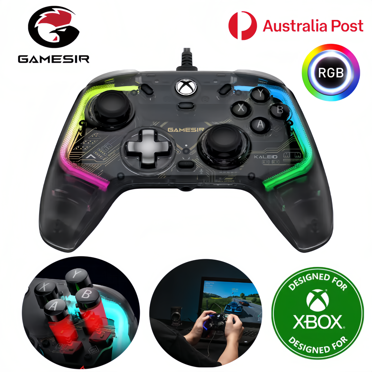 GameSir Kaleid1 Game Controller Xbox Handle Remote Hall Effect