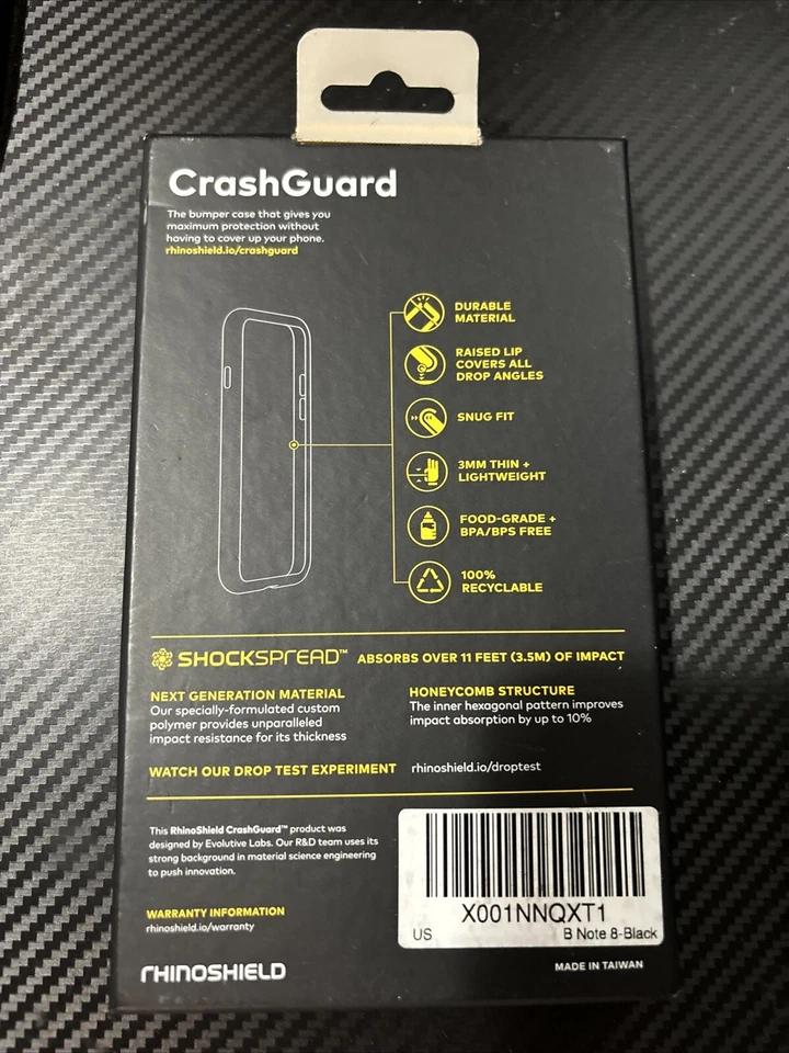 Protector de choque Rhino Shield para Samsung Galaxy Note 8 Foto 2 de 3