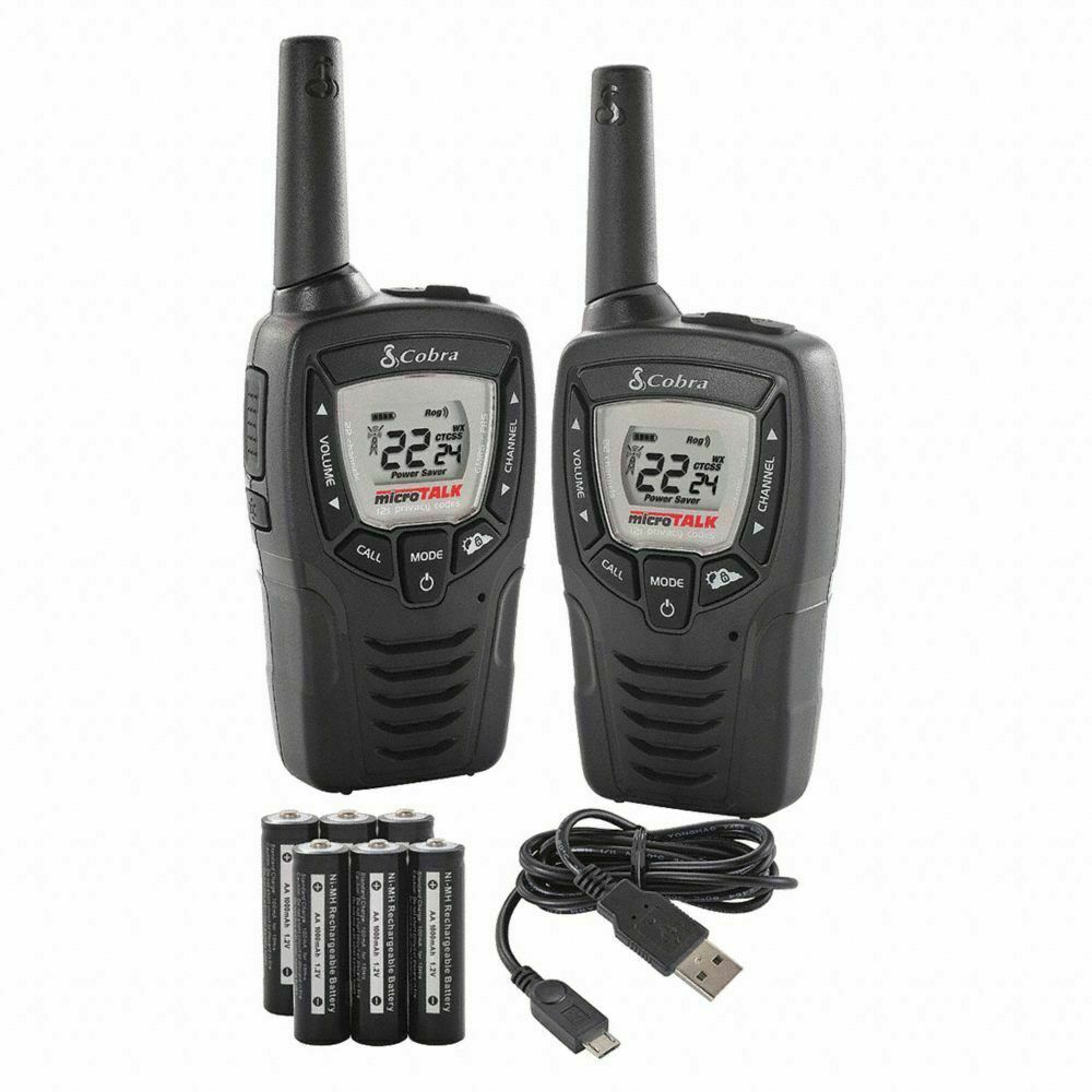 Cobra 23-Mile 2-Way Radios Walkie Talkies, 2-Pack (CXT385)