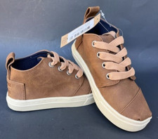 NEW TOMS YOUTH BOTAS CUPSOLE TOFFEE MICROSUEDE BOY'S SIZE 12 With tags