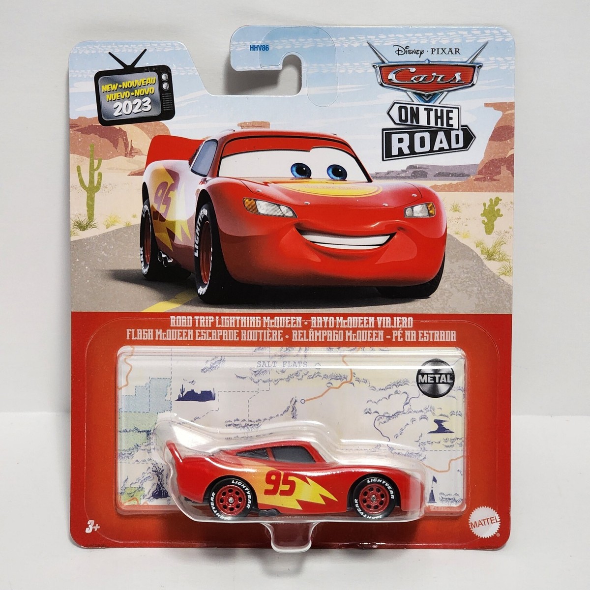 Road Trip Trailer マックィーン カーズ ミニカー Disney Pixar Cars On the Road 2022 Road Trip Lightning McQueen