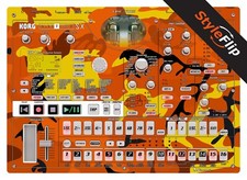 Korg Electribe SX ESX-1 Skin Camo Orange Protective Decal StyleFlip Skins