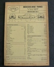 Revue technique Mercedes 200