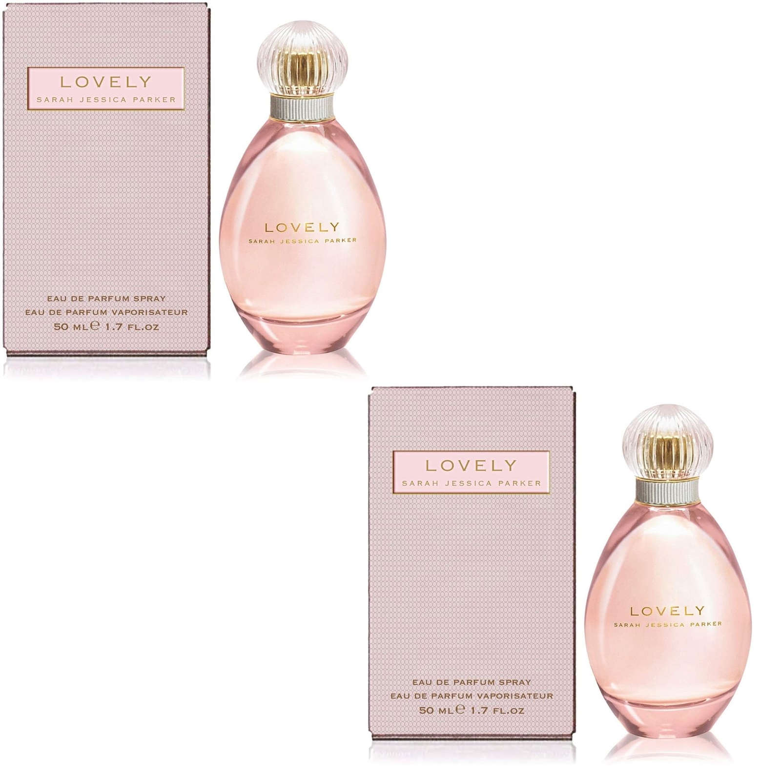 Sarah Jessica Parker Ladies Womens Lovely 50ml EDP Perfume Fragrance 2 Pack