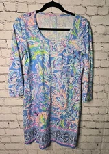 Lilly Pulitzer Beacon All Together Now Engineered Supima Cotton Jersey Dress S