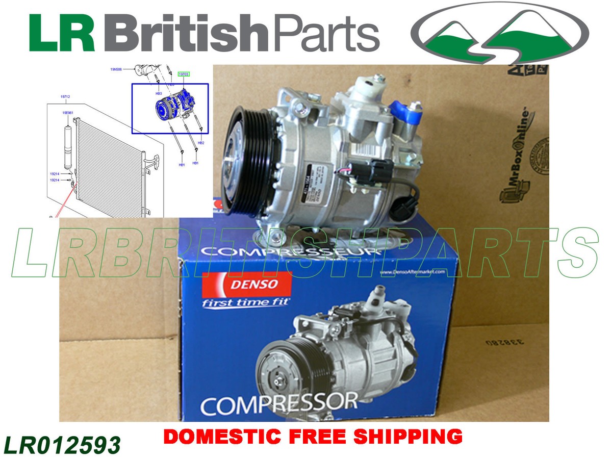 LAND ROVER A/C COMPRESSOR LR3 LR012593 RANGE ROVER SPORT 05-09 NEW