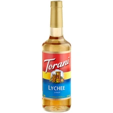 Torani Lychee Flavoring Syrup 750 mL Glass Bottle 880360883