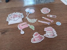 6X PAPER DIE CUTS FOR SCRAPBOOKING/JOURNALS MIXED PD146 