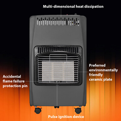 Portable Gas Cabinet Heater Home Office Calor Butane With