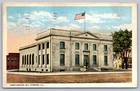 Postcard Mt. Vernon IL Post Office 1916