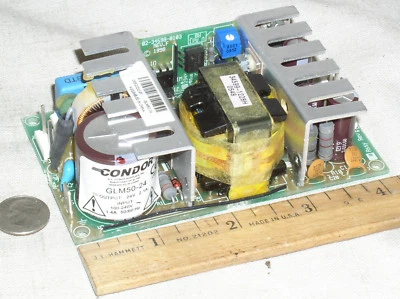 CONDOR GLM50-24 GLM5024 120-240 VAC OFF LINE 24VDC@2.1A POWER SUPPLY USA 24 24V