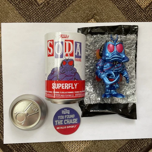 Funko Soda TMNT Mutant Mayhem Superfly Metallic Chase - Never Displayed