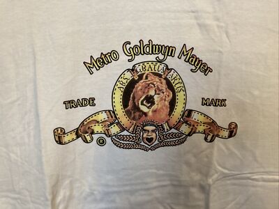 Vintage MGM Metro Goldwyn Mayer T-shirt Single Stitch - Size XL