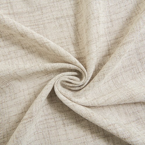 2 Panels Rustic Semi Sheer Linen Textured Window Drapes Living Room Boho Decor - Picture 16 of 41