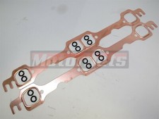 Sbc Copper Header Gaskets D Port Small Block Chevy Chevrolet Gm Exhaust Hot Rod