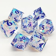 7 Dice Set Poly Dice Set Transparency series For RPG Games D D PST Role Playing
