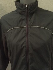 Merrell Gray Aeroblock Lightweight Zip Up Windbreaker Jacket Sz Large L Women's