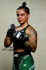 Puja Tomar ' The Cyclone' Strawweight UFC MMA Fighter Signed 12x8 Photo + COA