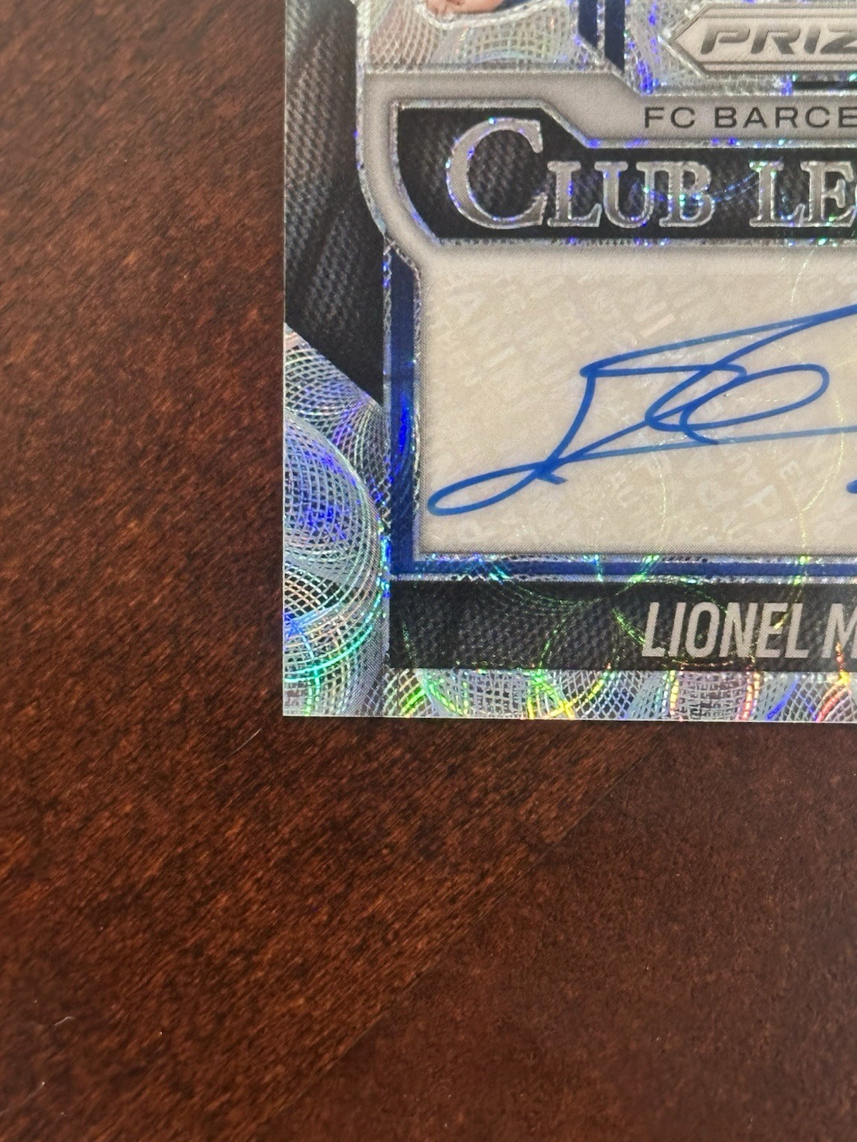 2025-26 Prizm FIFA Lionel Messi Club Legends Signatures Choice Auto #CL-LM view 2
