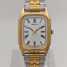 Seiko Quartz Unisex Erwachsene Armbanduhr 7321-6270 weiß