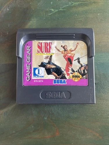 Surf Ninjas (Sega Game Gear, 1993) Cartridge Only Clean