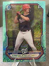 2026 Bowman Chrome Aqua Shimmer Sam Petersen /125