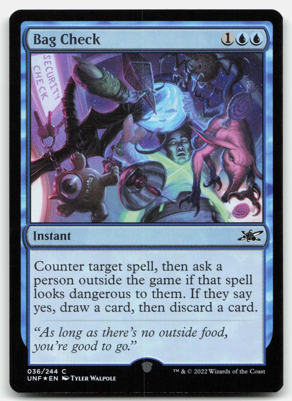 Bag Check 36 Common Unfinity  Foil Near Mint