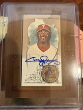 Jimmy Rollins  Auto Allen Ginter 2023