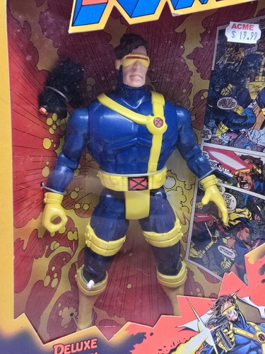 1993 Toy Biz Cyclops The Uncanny X-Men Deluxe Edition 10" Figure Marvel Legends - Picture 2 of 13